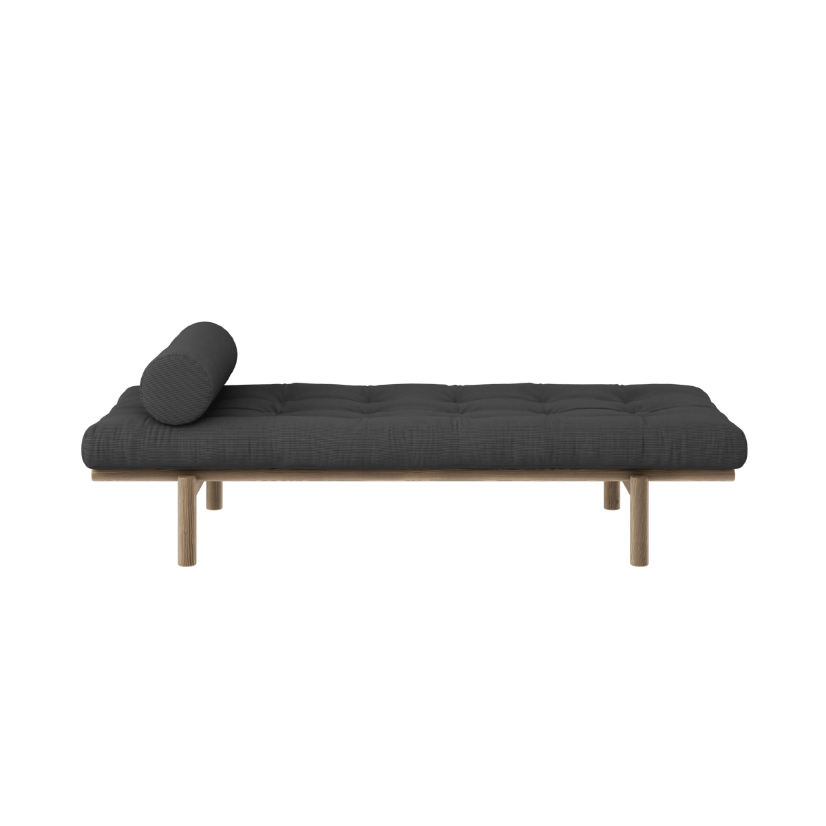 Lit de jour en pin massif avec matelas charbon 72x200cm Next - Karup Design - The Cool Republic