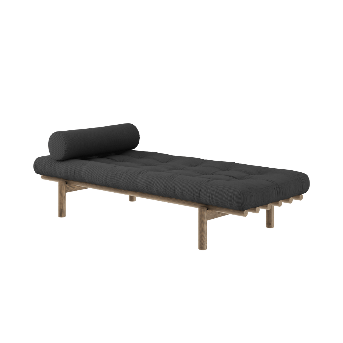 Lit de jour en pin massif avec matelas charbon 72x200cm Next - Karup Design - The Cool Republic