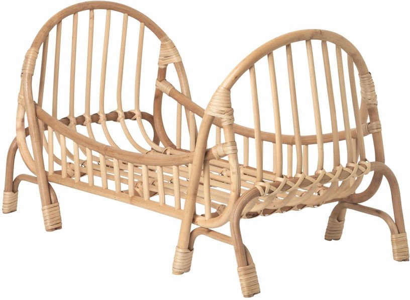 Lit de poupée en rotin Kuku - Ferm Living - The Cool Republic