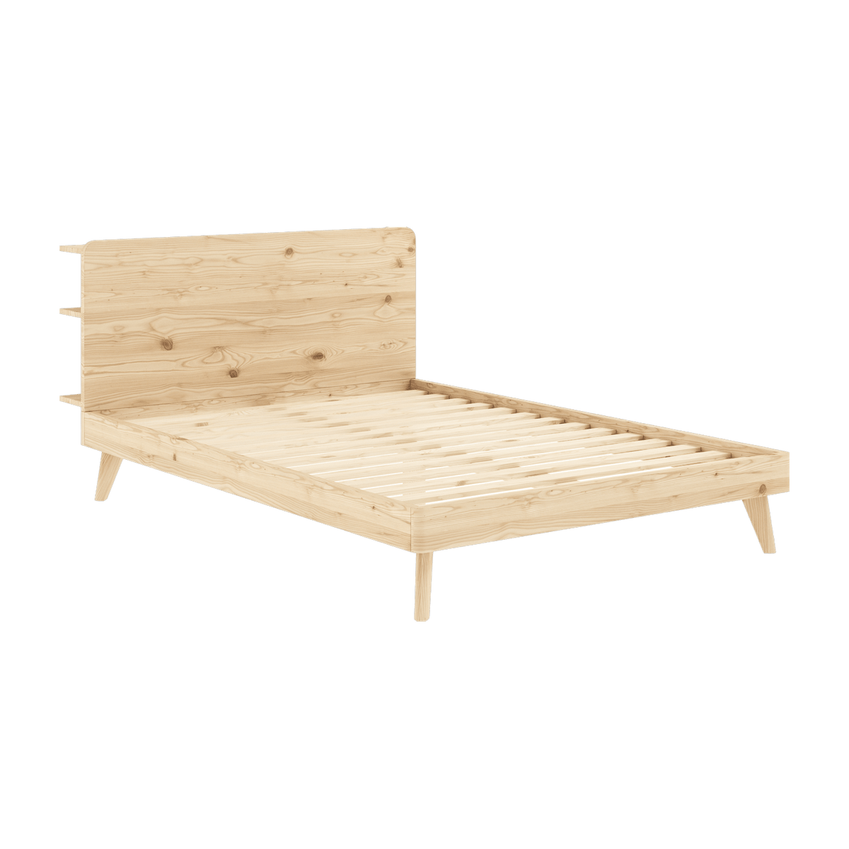 Lit en pin clair laqué 140 x 200 cm Retreat - Karup Design - The Cool Republic