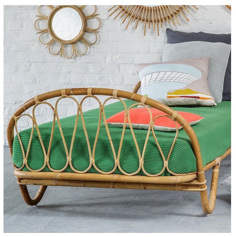 Lit en rotin naturel Corbeille - KOK - The Cool Republic