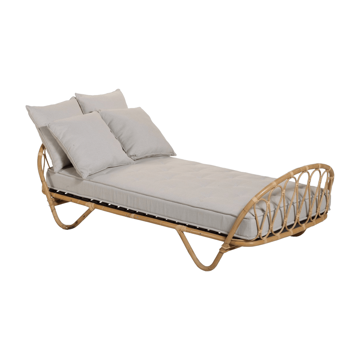 Lit en rotin naturel Corbeille - KOK - The Cool Republic