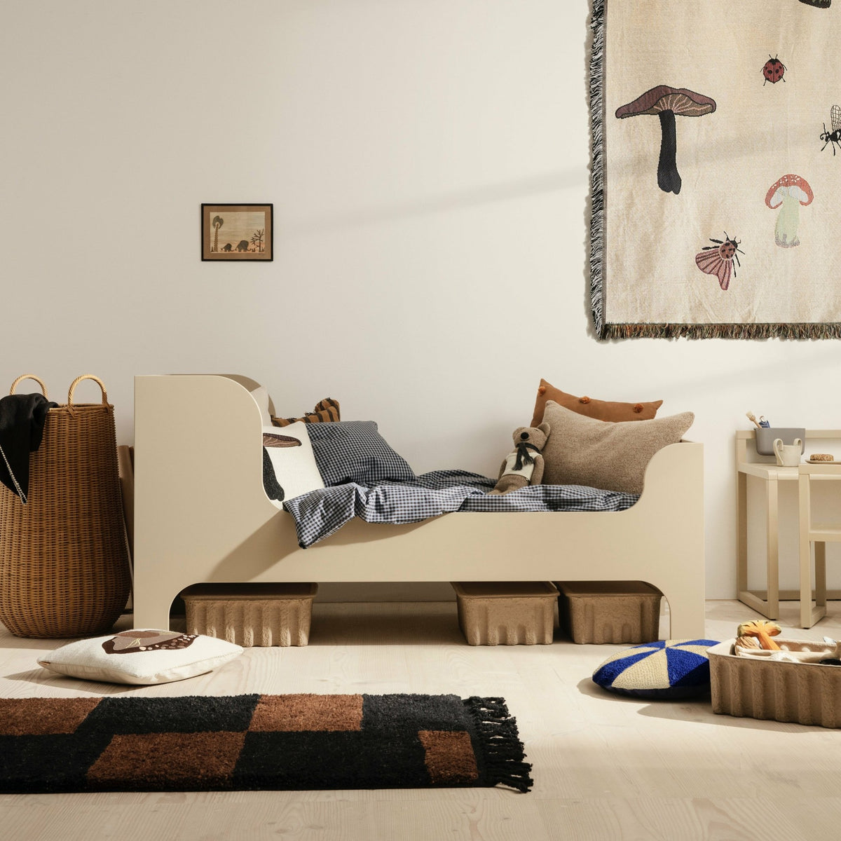 Lit enfant cachemire 166 x 80 x 76 cm Junior Sill - Ferm Living - The Cool Republic