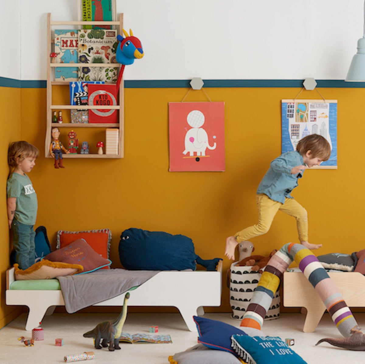Lit gris pour enfant 140x70 cm Dream- Nuki Shop - The Cool Republic