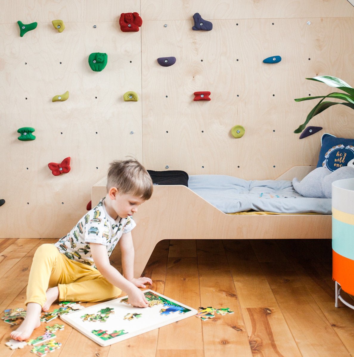 Lit gris pour enfant 180x90 cm Dream- Nuki Shop - The Cool Republic