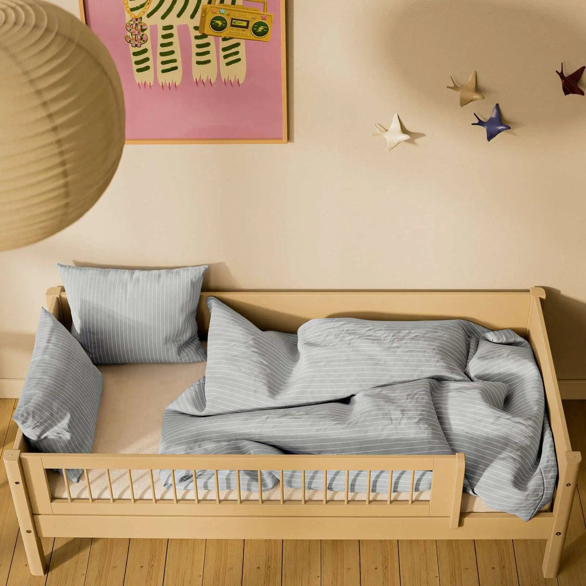 Lit pour enfant à barreaux en bois beige 210x101x66,5cm White - Flexa — vue 4