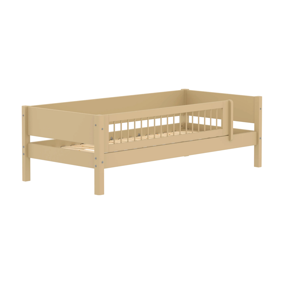 Lit pour enfant à barreaux en bois beige 210x101x66,5cm White - Flexa — vue 7