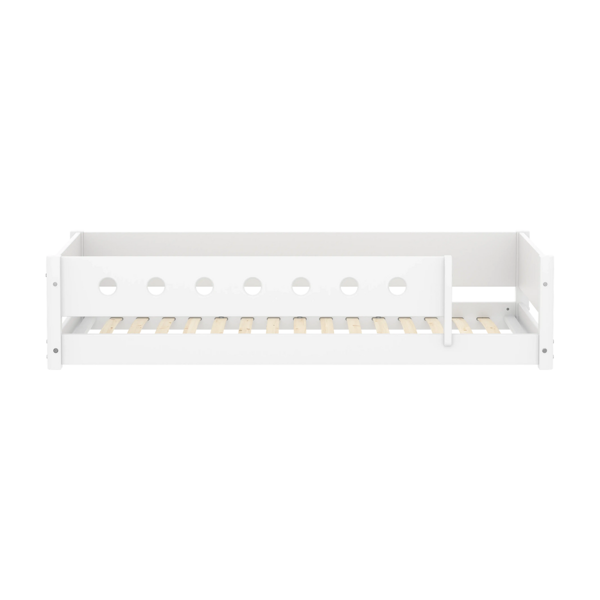 Lit pour enfant à barreaux en bois blanc 210x101x47,2cm Montessori White - Flexa — vue 2