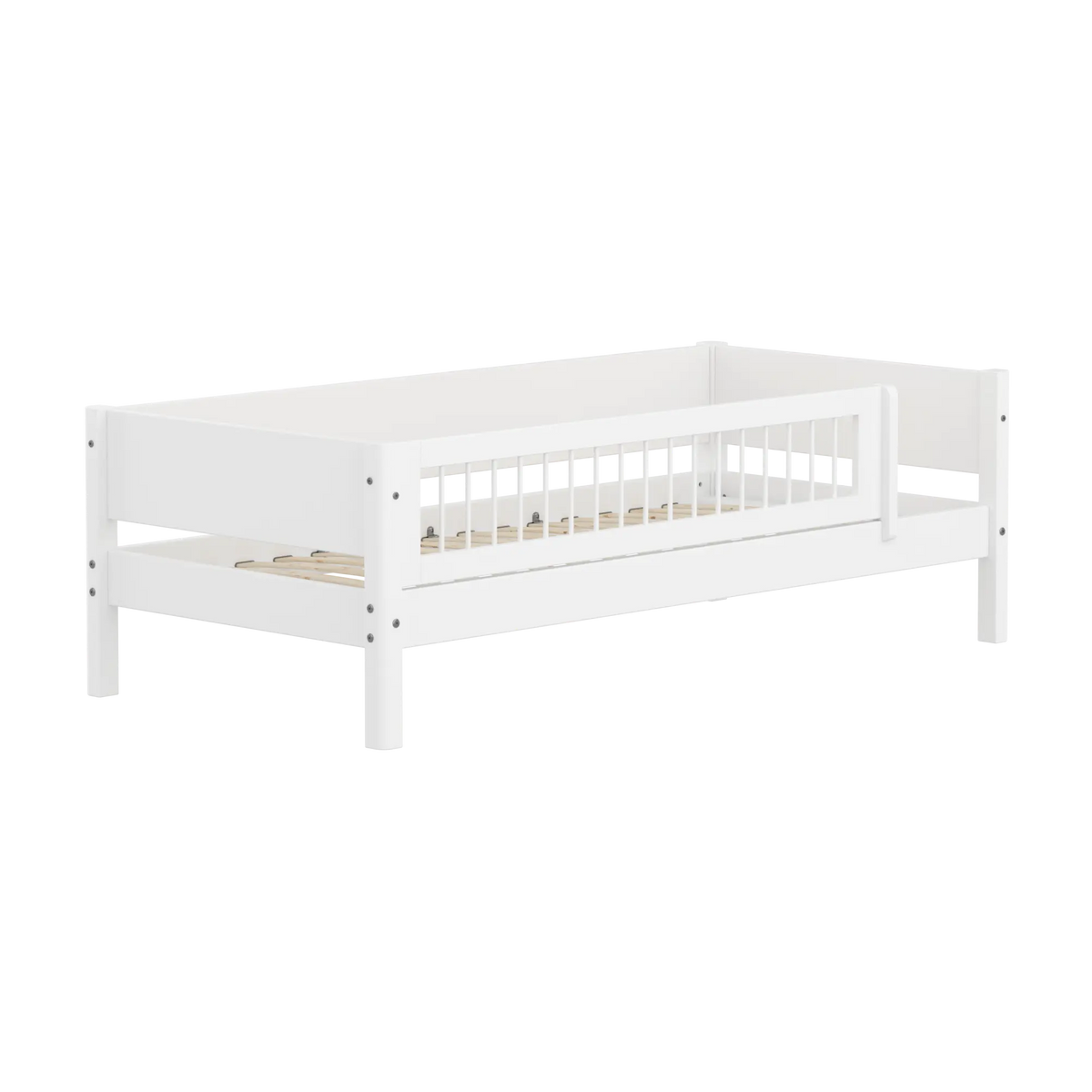 Lit pour enfant à barreaux en bois blanc 210x101x66,5cm White - Flexa — vue 10