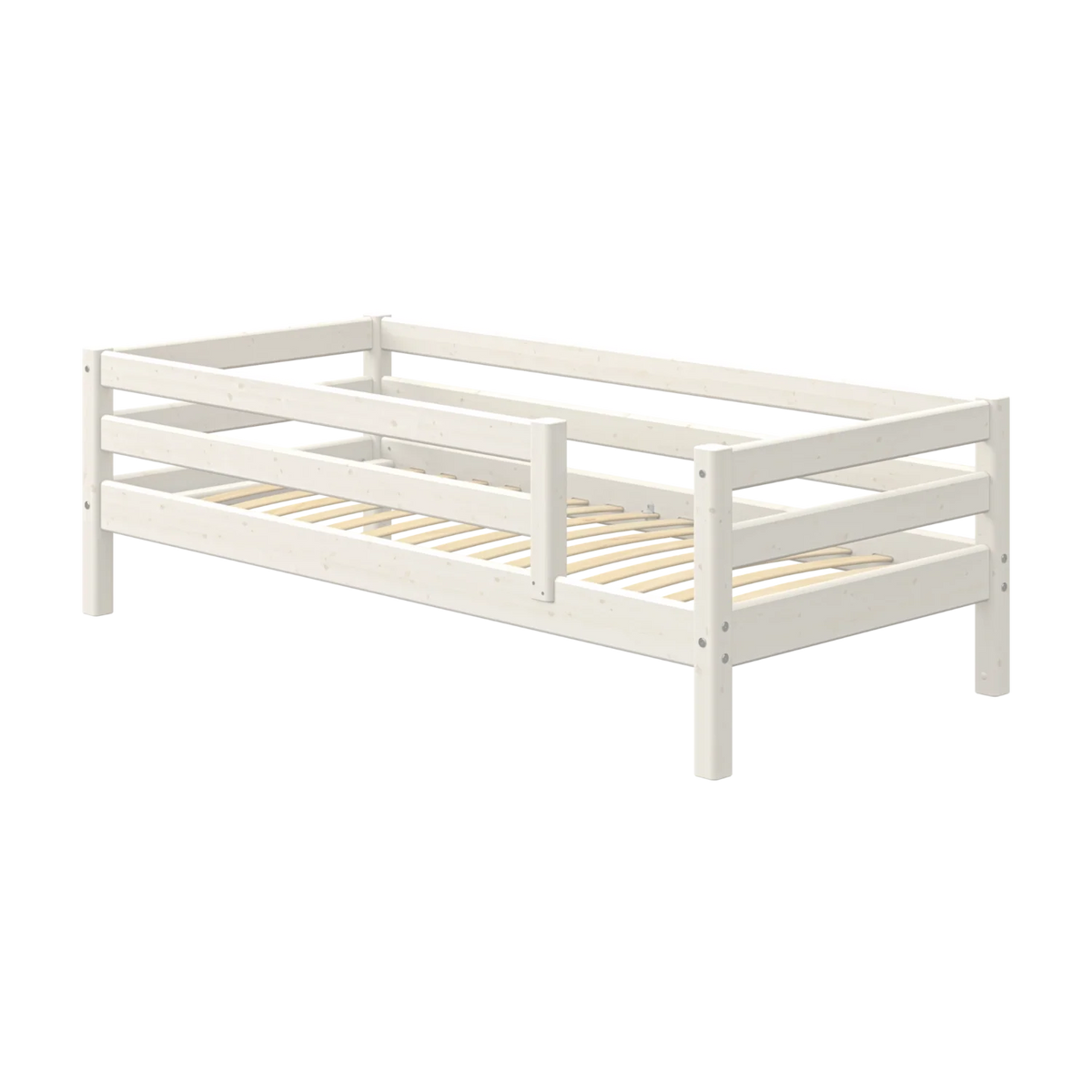 Lit pour enfant à barreaux en pin blanc 210x100x66,5cm Classic - Flexa — vue 4