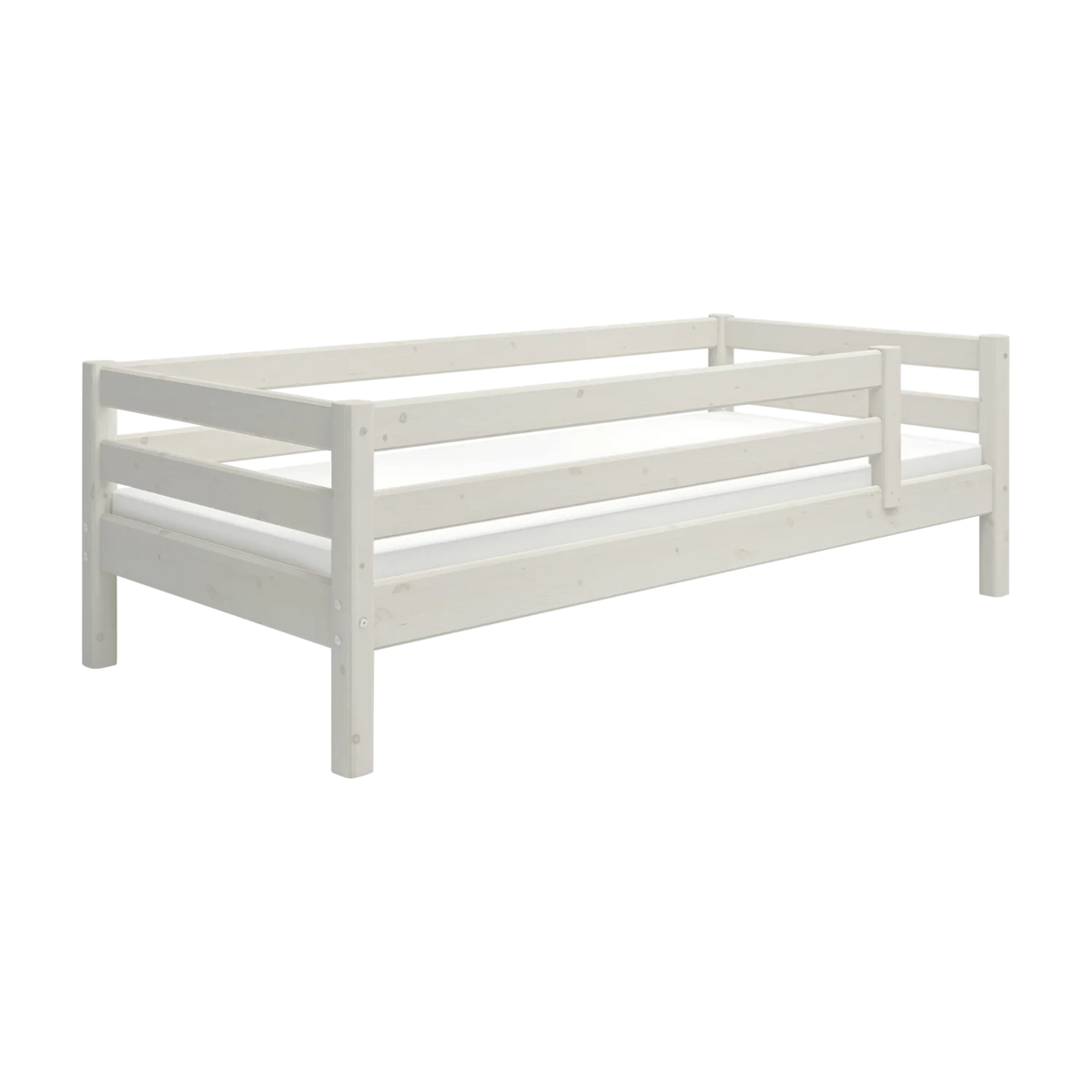 Lit pour enfant à barreaux en pin blanc 210x100x66,5cm Classic - Flexa — vue 8