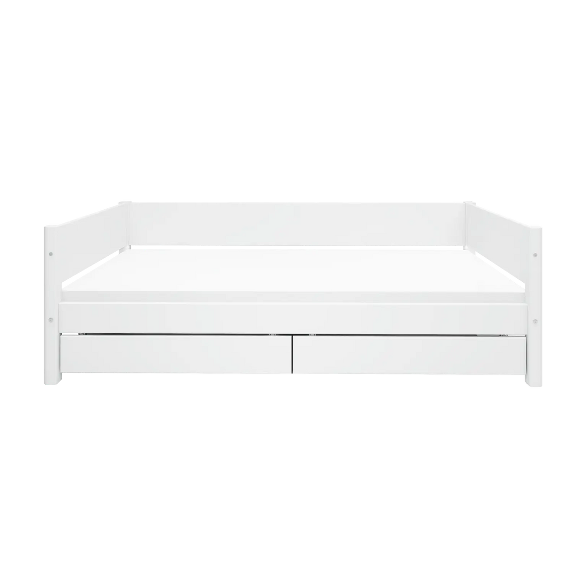 Lit pour enfant avec rangement en bois blanc 210x101x66,5cm White - Flexa — vue 3