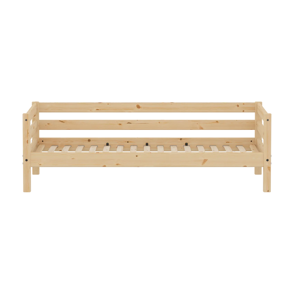 Lit pour enfant en pin brut marron 209,3x99,9x66,5cm Raw - Flexa — vue 3