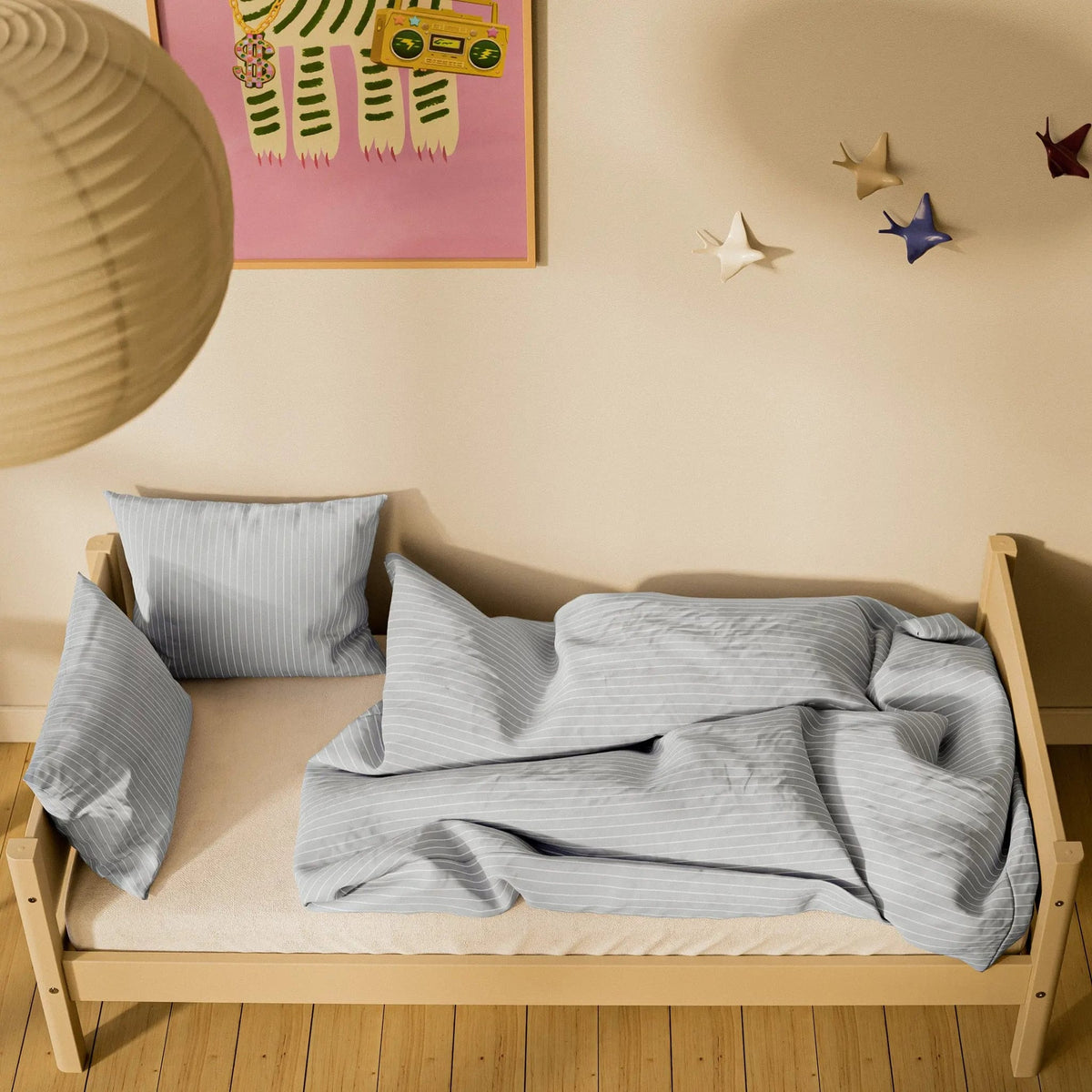 Lit simple pour enfant en bois beige 210x101x66,5cm White - Flexa — vue 3