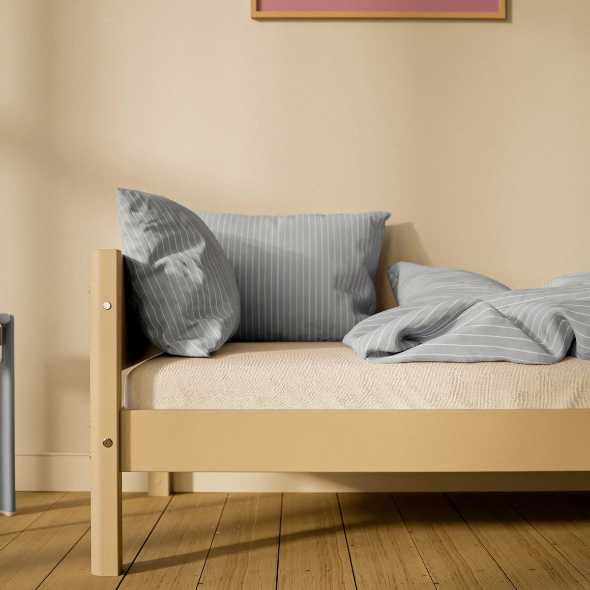Lit simple pour enfant en bois beige 210x101x66,5cm White - Flexa — vue 4