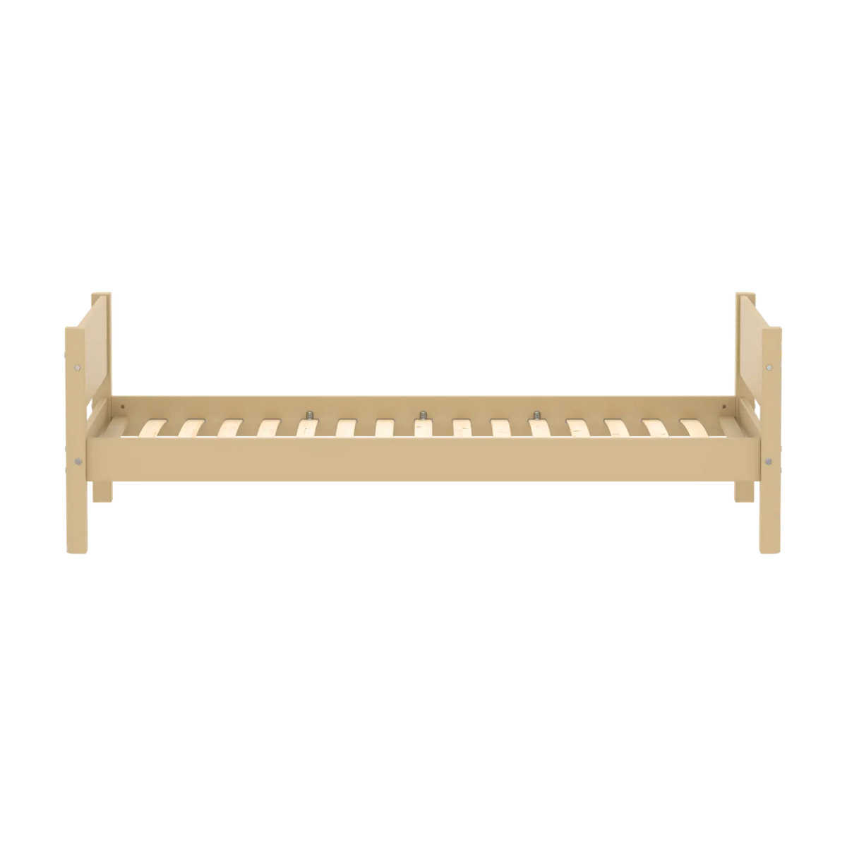 Lit simple pour enfant en bois beige 210x101x66,5cm White - Flexa — vue 7