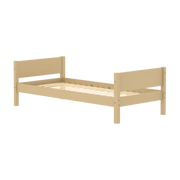 Lit simple pour enfant en bois beige 210x101x66,5cm White - Flexa