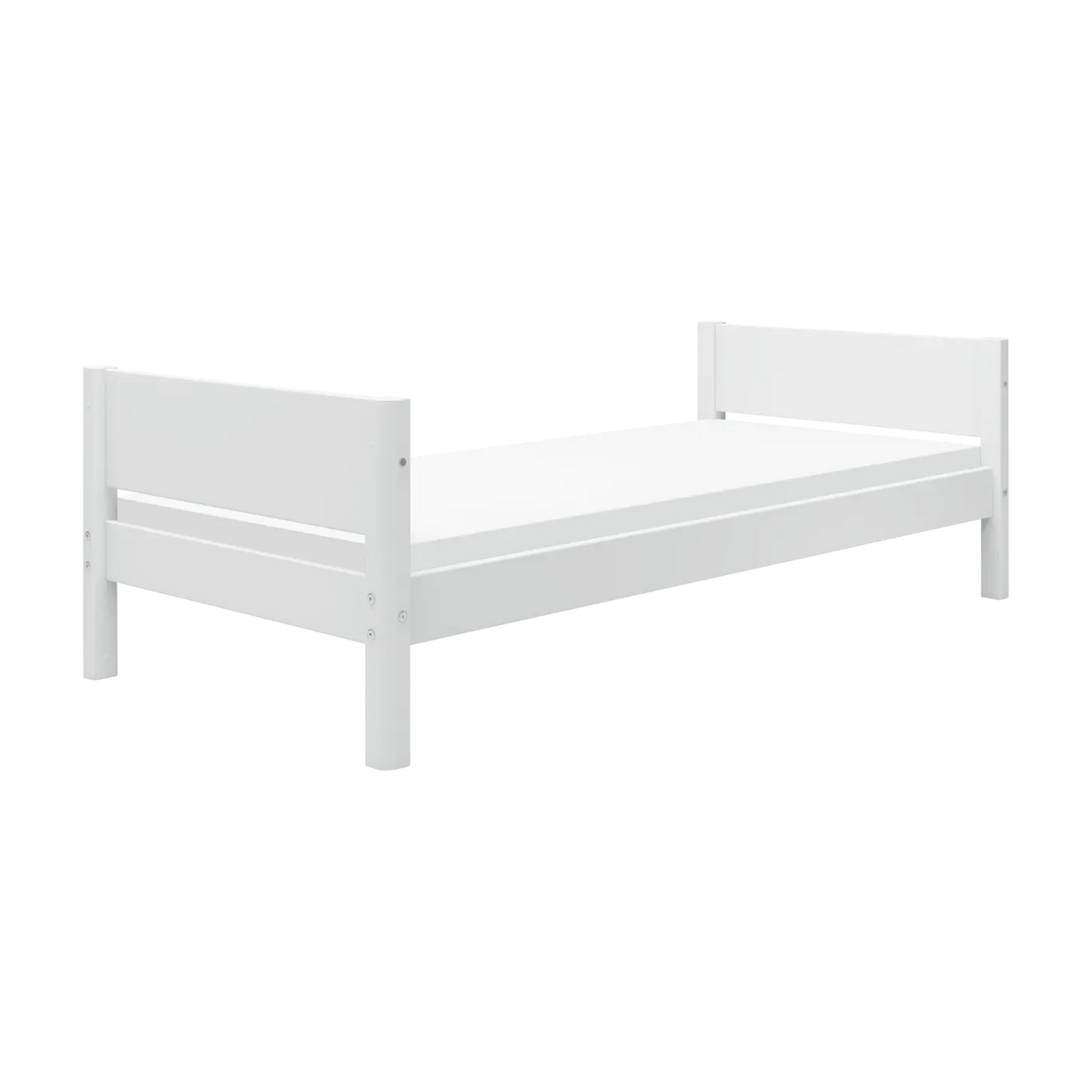 Lit simple pour enfant en bois blanc 210x101x66,5cm White - Flexa — vue 5