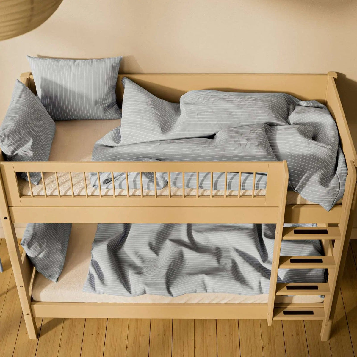 Lit superposé pour enfant en bois beige 210x109x154cm White - Flexa — vue 4