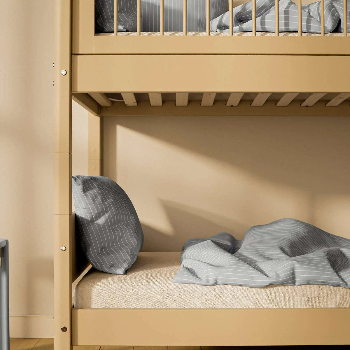 Lit superposé pour enfant en bois beige 210x109x154cm White - Flexa — vue 5