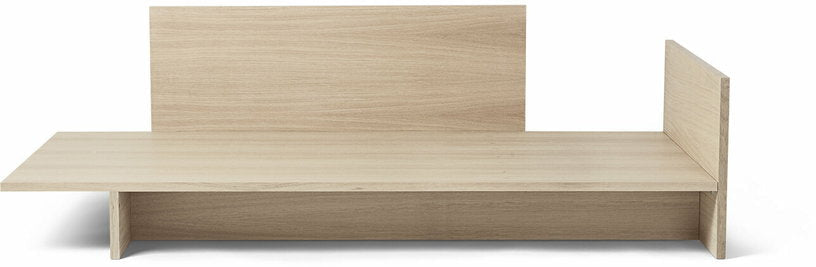 Lit une personne en bois de chêne vernis Kona - Ferm Living - The Cool Republic