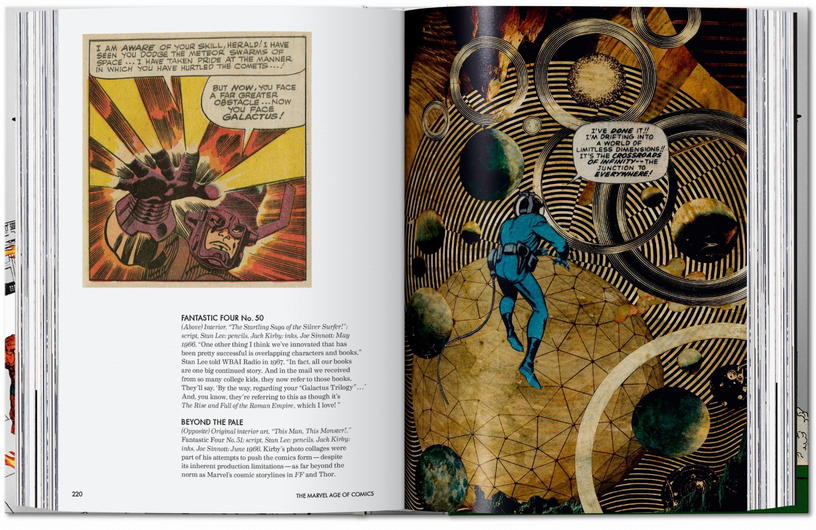 Livre relié 15,6x21,7cm 512 pages L’ère des comics Marvel 1961–1978. 40th Ed. - Taschen - The Cool Republic