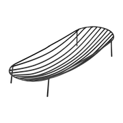 Long black basket 45 x 14, 5 cm Nana- Serax - The Cool Republic