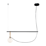Longue suspension 14 cm noire Neri&Hu - Artemide - The Cool Republic