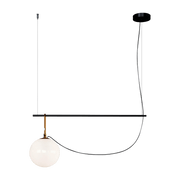Longue suspension ⌀22 cm noire Neri&Hu - Artemide - The Cool Republic