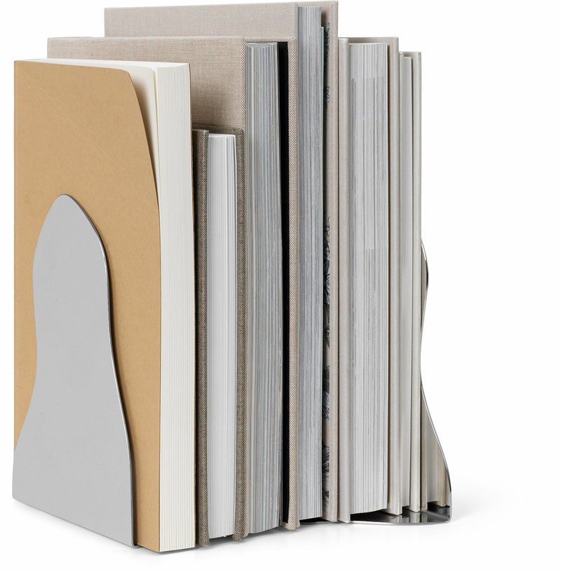 Lot de 2 serre - livres en miroir poli Pond - Ferm Living - The Cool Republic