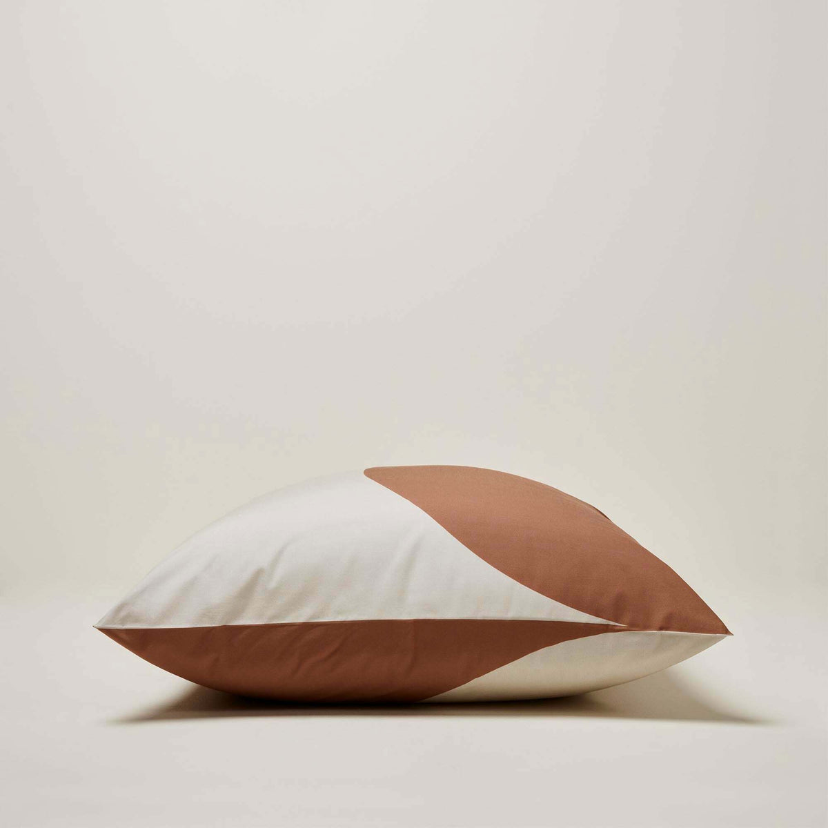 Lot De 2 Taies D'oreiller Pilar Naturel Et Terracotta - Madura - The Cool Republic