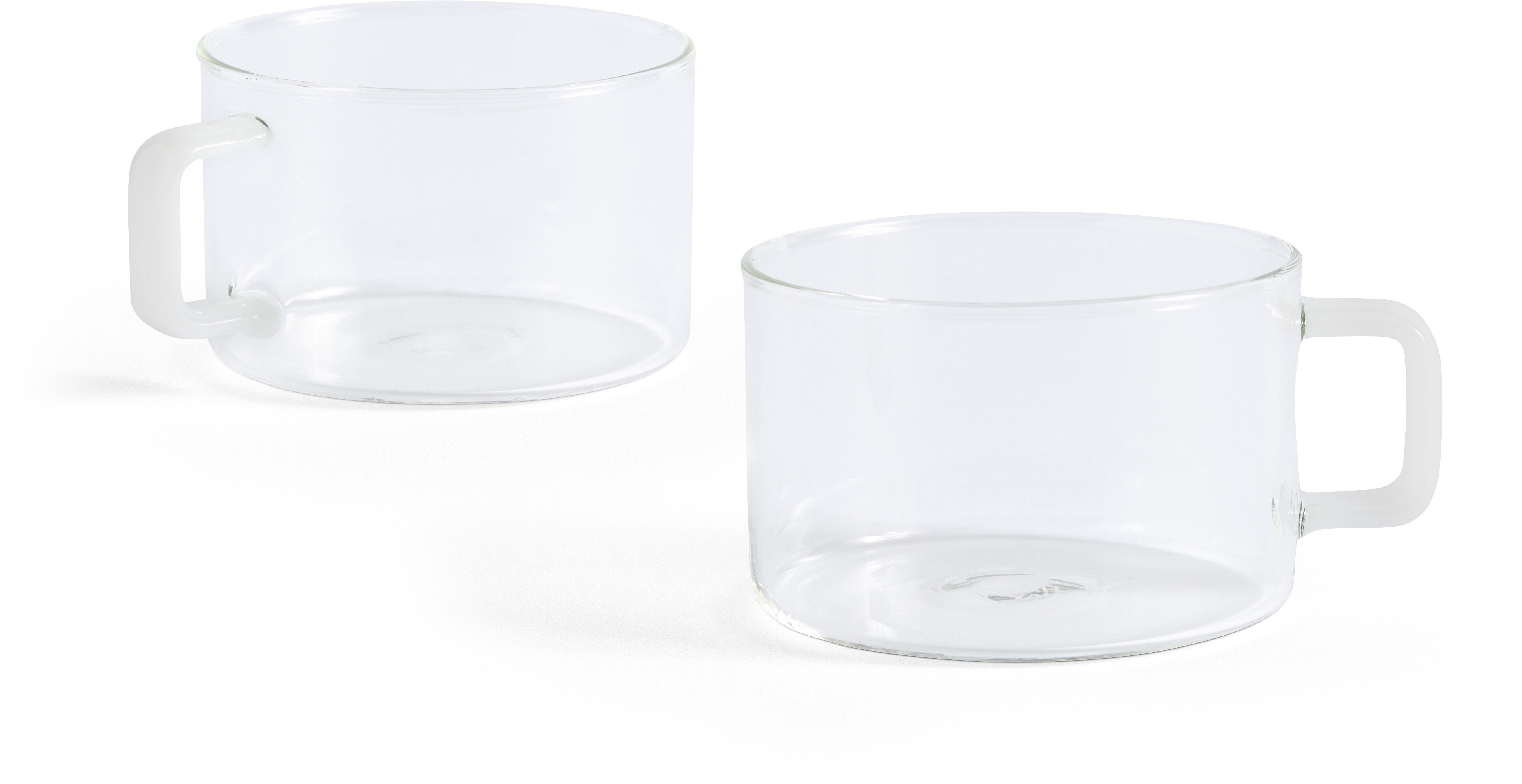 Lot de 2 tasses en verre borosilicate 8,5x8,5x5,4cm Brew cup - Hay
