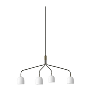 Lustre à 4 bras longs blanc Howard Chandelier - Gubi - The Cool Republic