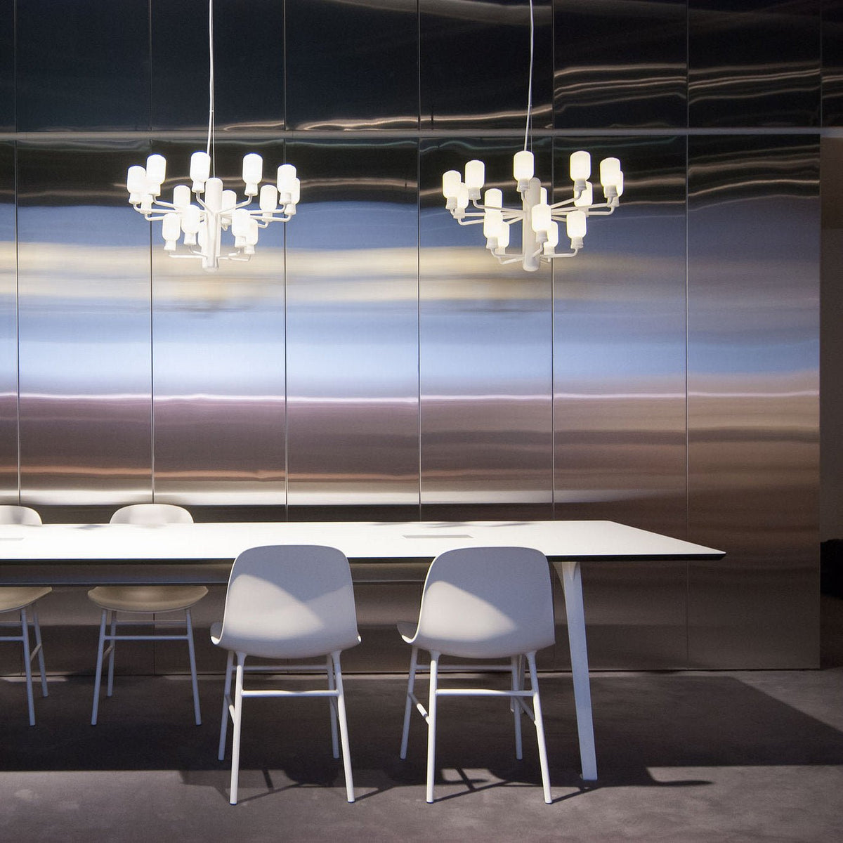 Lustre blanc Amp blanc / blanc - Normann Copenhagen - The Cool Republic