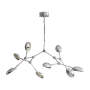Lustre en acier brossé chromé 111x78,5x55cm Drop - 101 COPENHAGEN - The Cool Republic