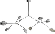 Lustre en acier brossé chromé 158x120x85cm Drop - 101 COPENHAGEN