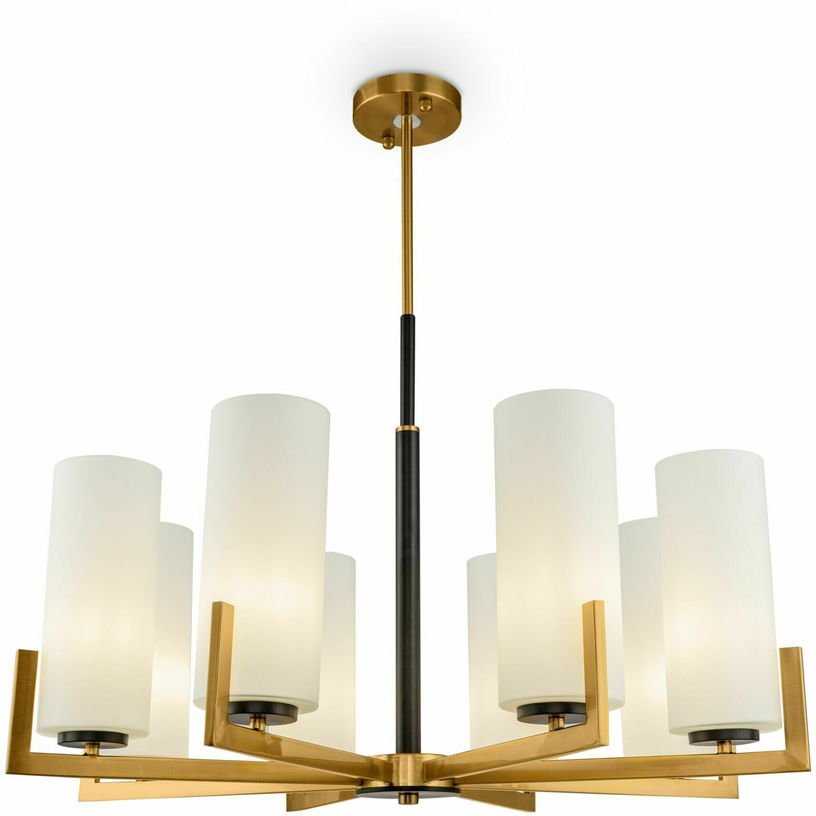 Lustre en laiton 8 ampoules Fortano - Maytoni - The Cool Republic