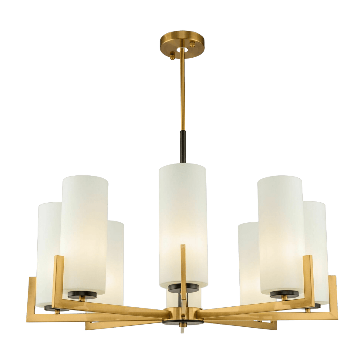 Lustre en laiton 8 ampoules Fortano - Maytoni - The Cool Republic