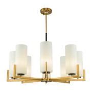 Hanging lamp brass 8 bulbs Fortano - Maytoni - The Cool Republic