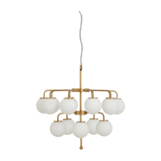 Lustre en laiton doré 68 x 74 cm Palma - Nordal - The Cool Republic