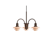 Lustre en laiton vieilli terracotta 52x34cm Centenary - Louis poulsen - The Cool Republic