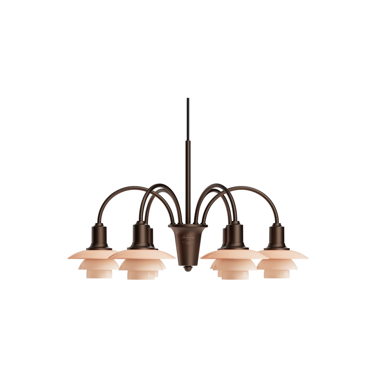 Lustre en laiton vieilli terracotta 60x34cm Centenary - Louis poulsen - The Cool Republic