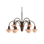 Lustre en laiton vieilli terracotta 71x44cm Centenary - Louis poulsen - The Cool Republic