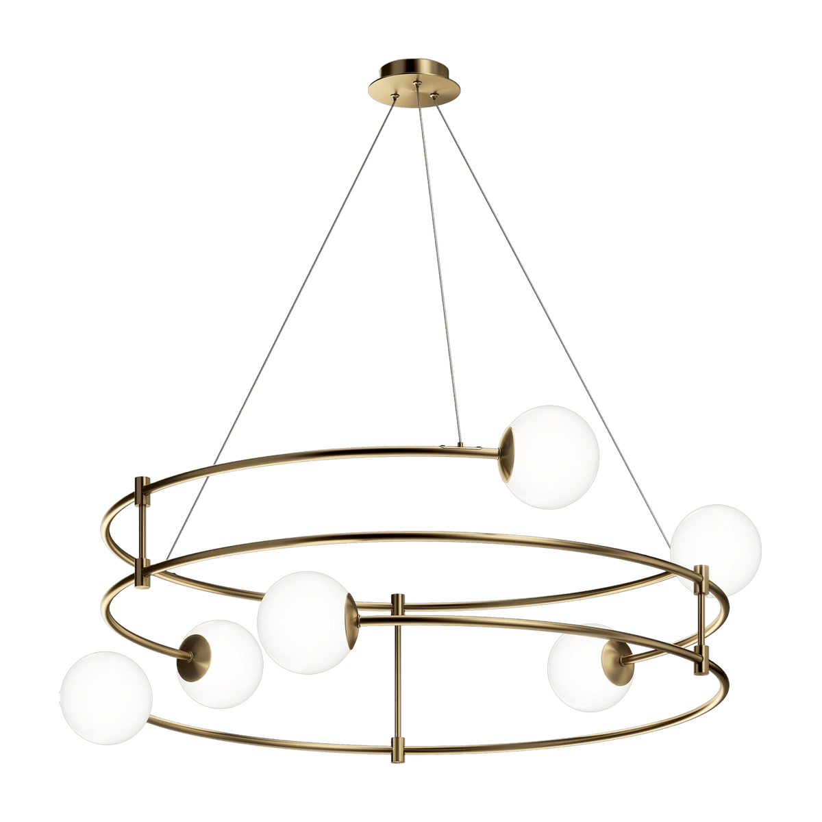 Lustre en métal doré Balance - Maytoni - The Cool Republic