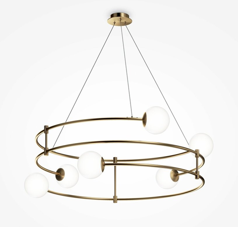 Lustre en métal doré Balance - Maytoni - The Cool Republic