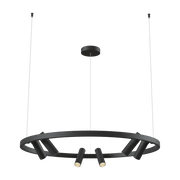 Lustre en métal noir Satellite - Maytoni - The Cool Republic