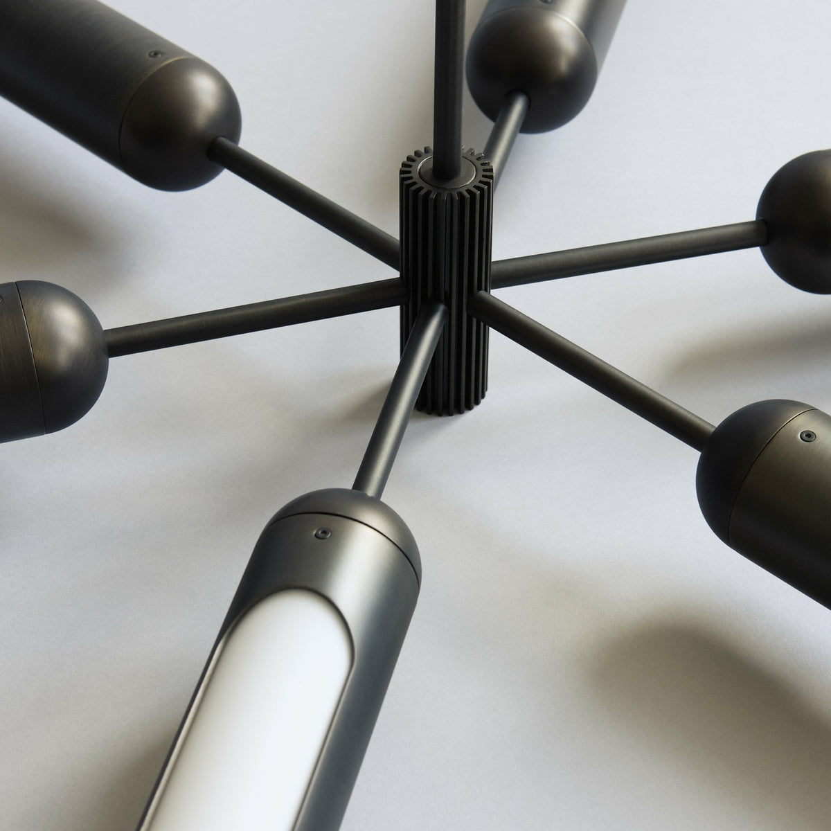 Bullet Bronze Glass and Metal Chandelier - 101 Copenhagen - The Cool Republic
