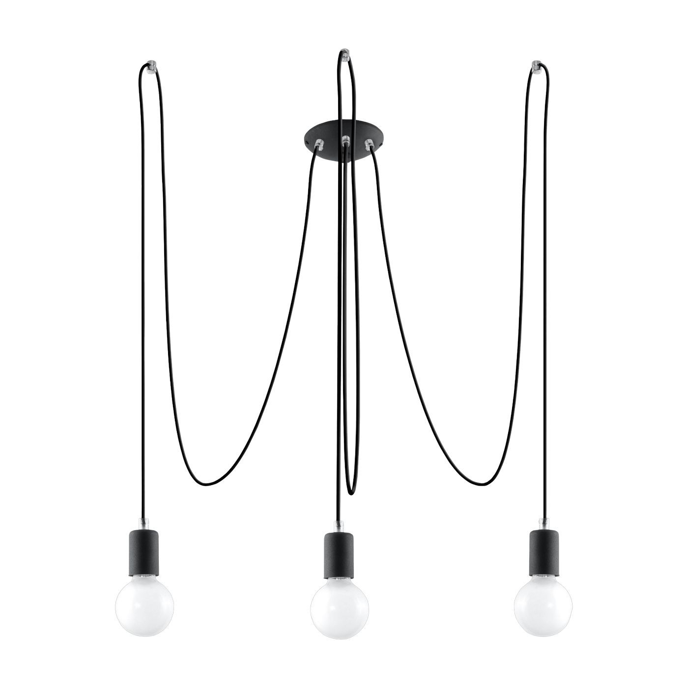 Lustre noir Edison 3 - Sollux - The Cool Republic