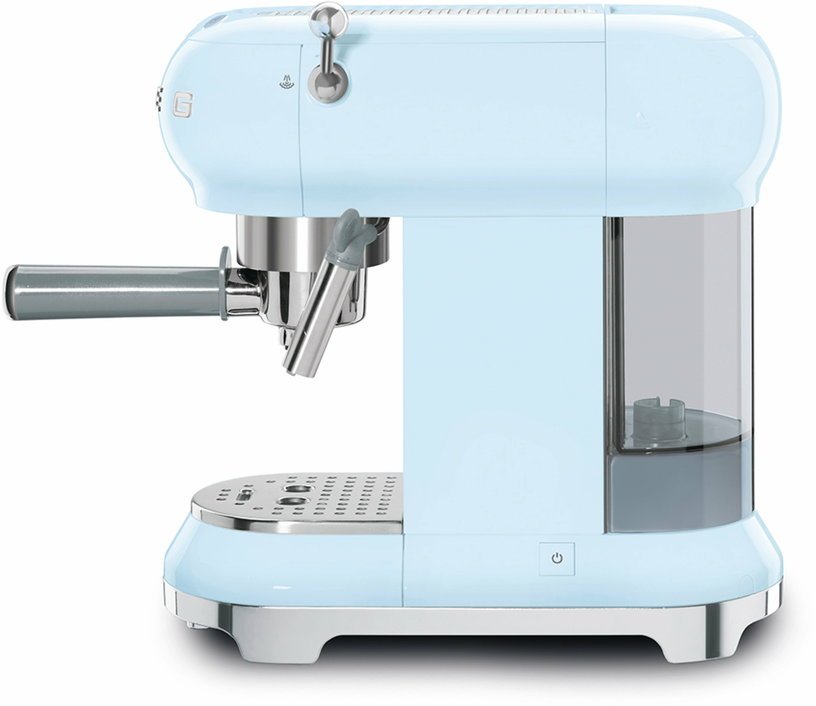 Machine à café Expresso bleu azur Années 50 - Smeg - The Cool Republic