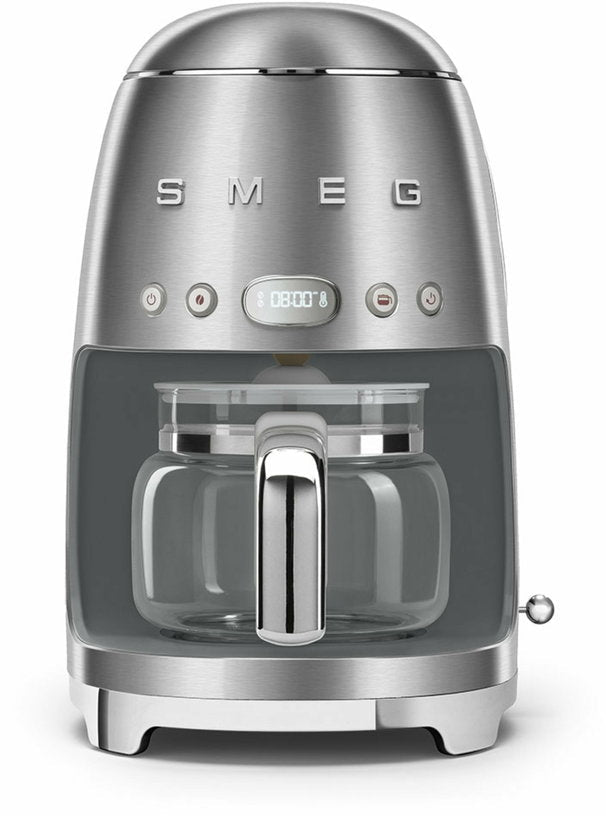 Machine à café Filtre acier brossé 1,4 L Années 50 - Smeg - The Cool Republic